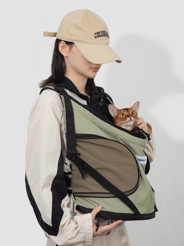 Front - Facing Pet Tote Backpack – Hands - Free Carrier for Pets Up to 9kg - Paw Charge
